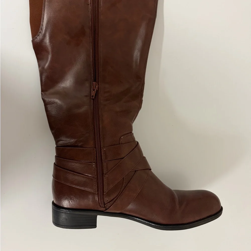 Life‎ Stride Over-the-Knee Brown Leather Boots